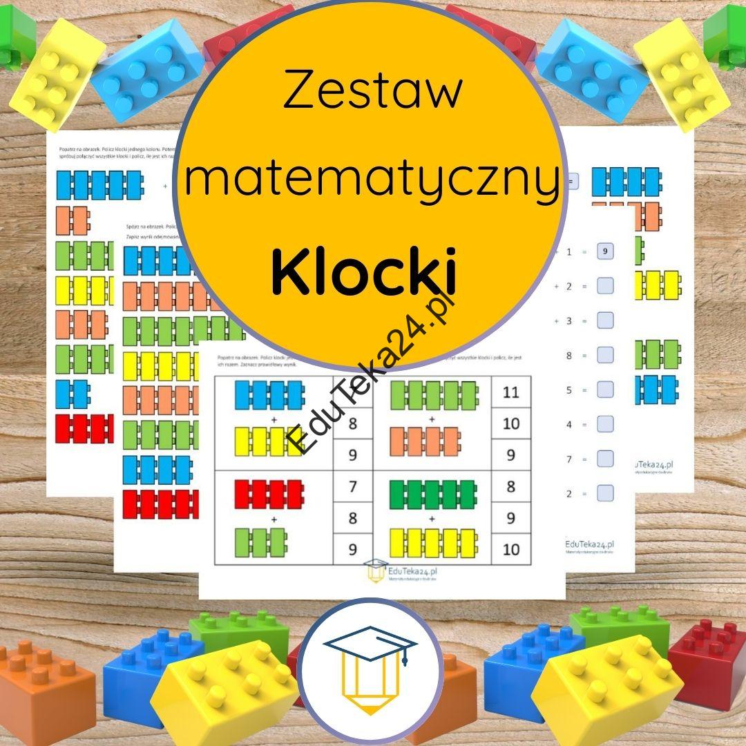 Zestaw matematyczny Klocki EduTeka24.pl