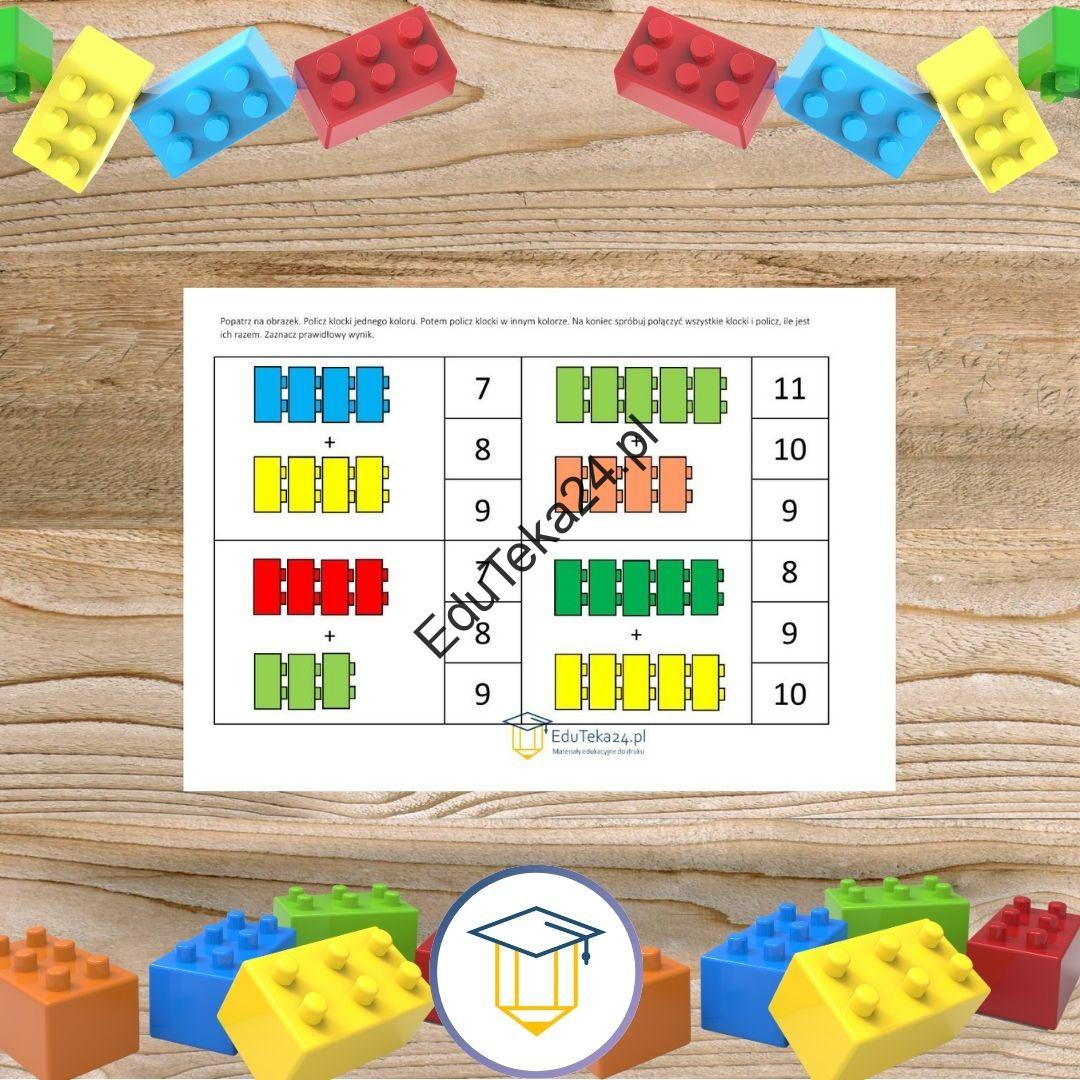 Zestaw matematyczny Klocki EduTeka24.pl