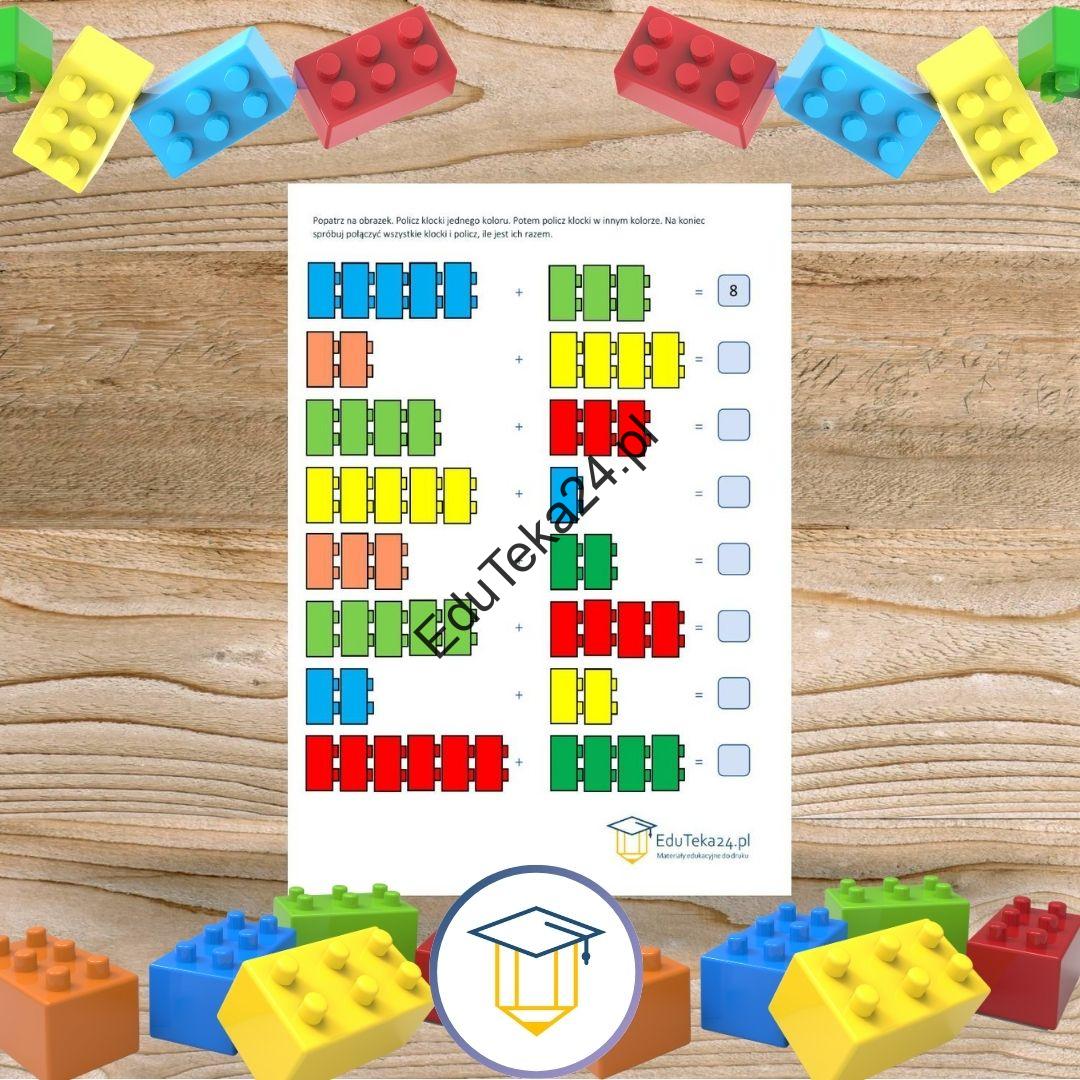 Zestaw matematyczny Klocki EduTeka24.pl