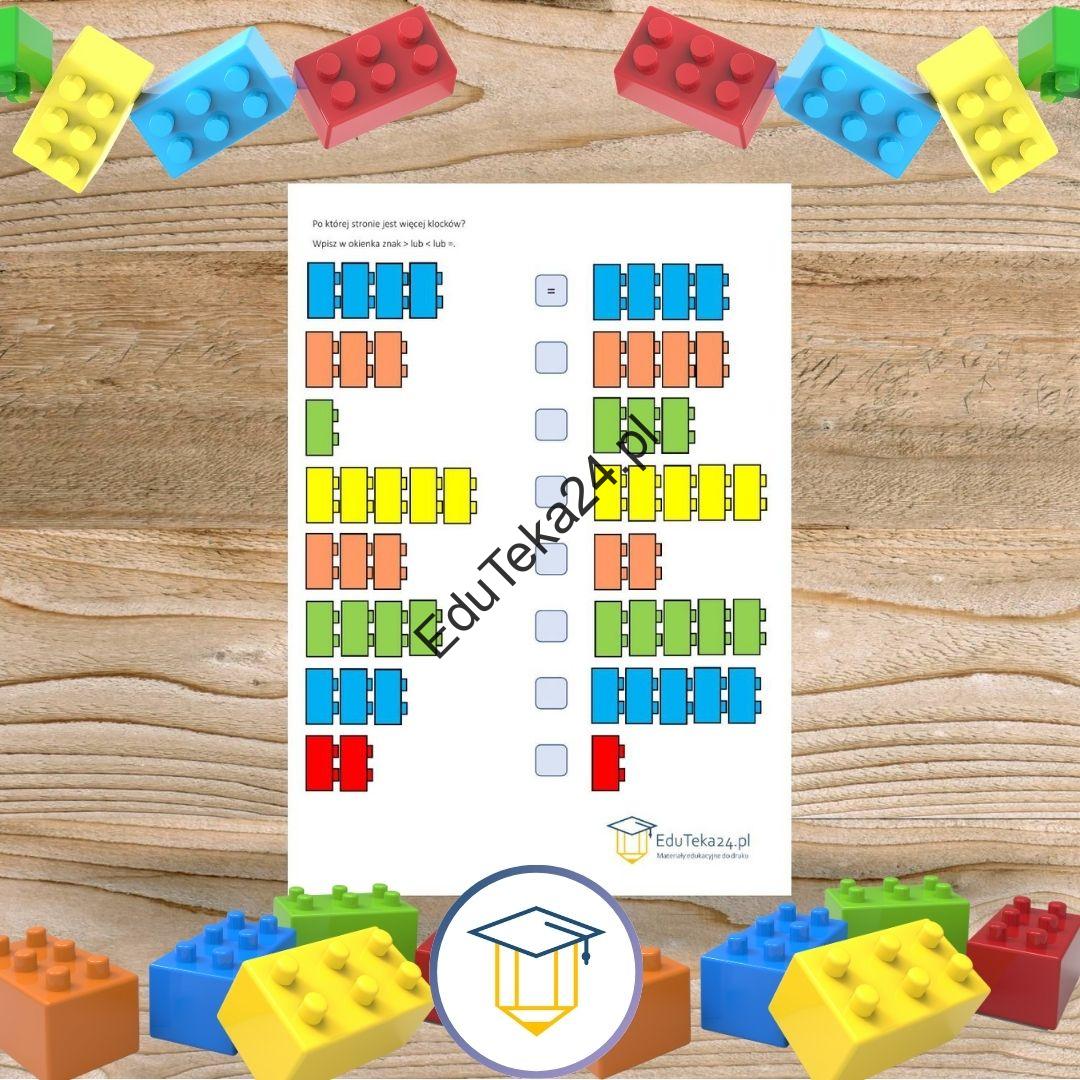 Zestaw matematyczny Klocki EduTeka24.pl