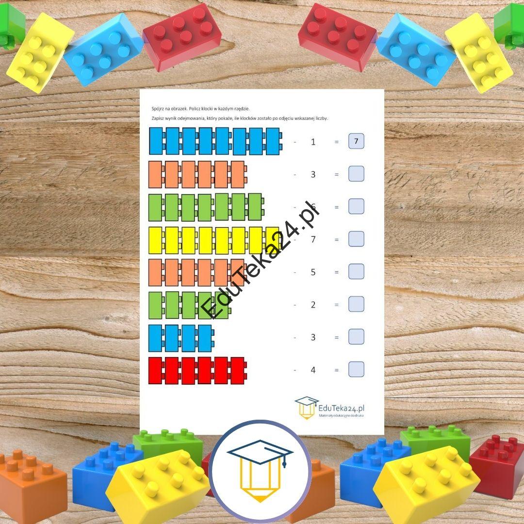 Zestaw matematyczny Klocki EduTeka24.pl
